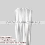   Gyöngyfehér (Törtfehér), 3mm-es quilling papírcsík (100 db, 49cm)