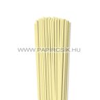 Halványsárga, 4mm-es quilling papírcsík (100db, 49cm)