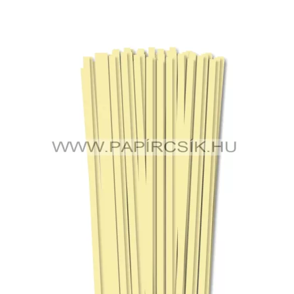 XL csomag - Halványsárga, 6mm-es quilling papírcsík (240 db, 49cm)