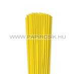 Sárga, 4mm-es quilling papírcsík (100db, 49cm)