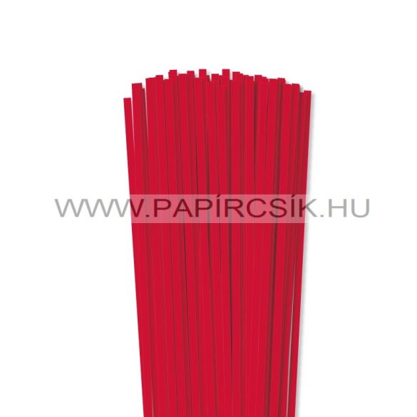 Piros, 5mm-es quilling papírcsík (100db, 49cm)