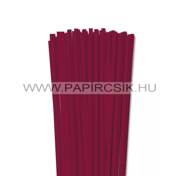 XL csomag - Bordó, 6mm-es quilling papírcsík (240 db, 49cm)