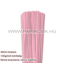 Rózsaszín, 3mm-es quilling papírcsík (120db, 49cm)