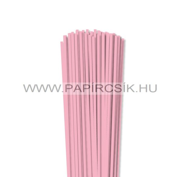 Rózsaszín, 4mm-es quilling papírcsík (110db, 49cm)