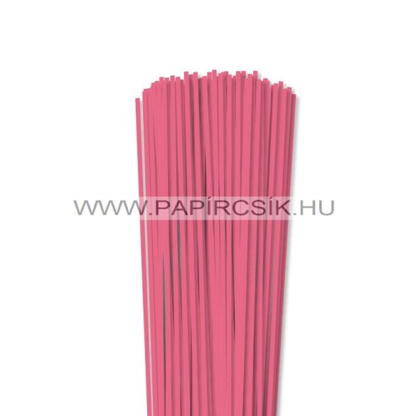 Közép Rózsaszín, 3mm-es quilling papírcsík (120db, 49cm)