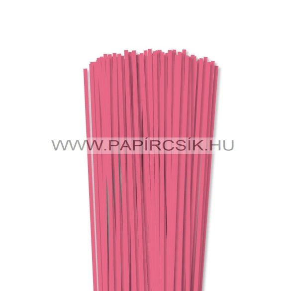 Közép Rózsaszín, 4mm-es quilling papírcsík (110db, 49cm)