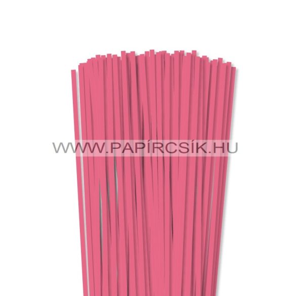 Közép Rózsaszín, 5mm-es quilling papírcsík (100db, 49cm)