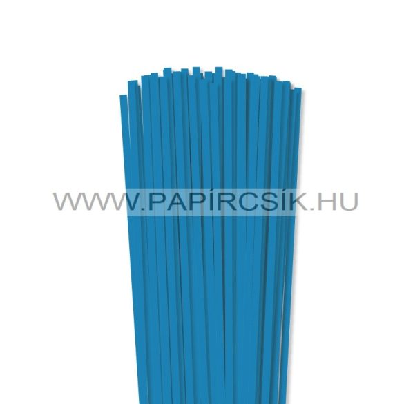 Kék, 5mm-es quilling papírcsík (100db, 49cm)