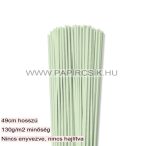 Halványzöld, 3mm-es quilling papírcsík (100 db, 49cm)