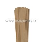 Világosbarna, 4mm-es quilling papírcsík (100db, 49cm)
