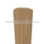 Világosbarna, 5mm-es quilling papírcsík (100db, 49cm)
