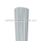 Világosszürke, 4mm-es quilling papírcsík (100db, 49cm)