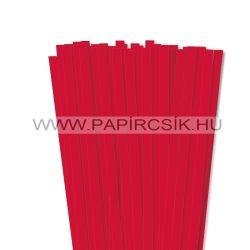 Piros, 10mm-es quilling papírcsík (50db, 49cm)