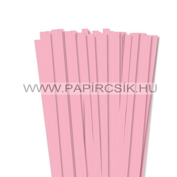 Rózsaszín, 10mm-es quilling papírcsík (50db, 49cm)