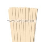 Krém, 10mm-es quilling papírcsík (50db, 49cm)