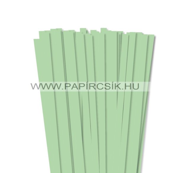 Középzöld, 10mm-es quilling papírcsík (50db, 49cm)