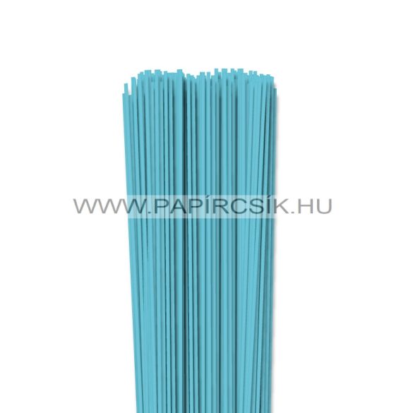 Aqua kék, 2mm-es quilling papírcsík (120db, 49cm)