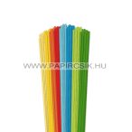   KIFUTÓ TERMÉK : 2mm, 49cm, 8x20db, quilling papírcsík kezdőcsomag VII.