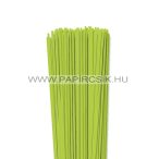 Tavaszi zöld, 3mm-es quilling papírcsík (100 db, 49cm)