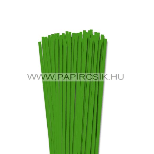 Zöld, 5mm-es quilling papírcsík (100db, 49cm)