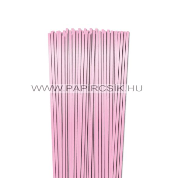 Rózsaszín METÁL, 5mm-es quilling papírcsík (100db, 49cm)