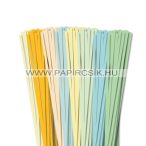 5mm, 49cm, 8x20db, quilling papírcsík kezdőcsomag V.