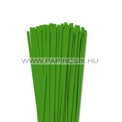 Zöld, 6mm-es quilling papírcsík (90db, 49cm)