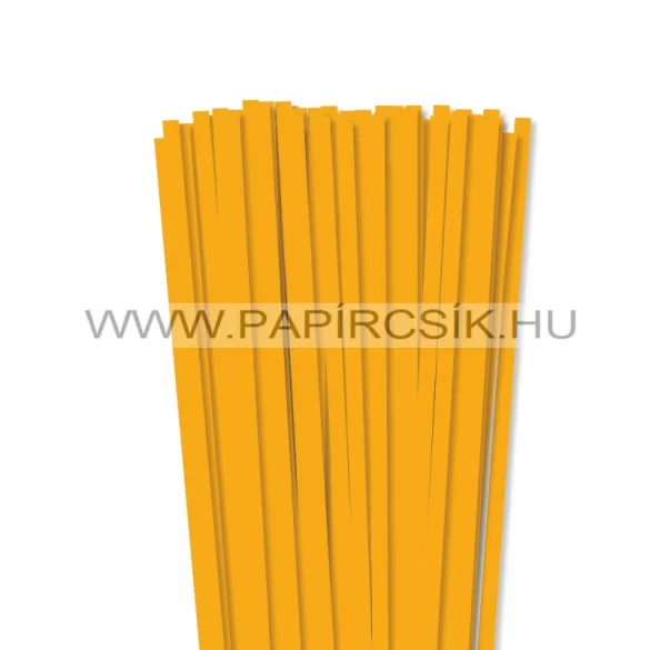 XL csomag - Sötétsárga, 7mm-es quilling papírcsík (240 db, 49cm)