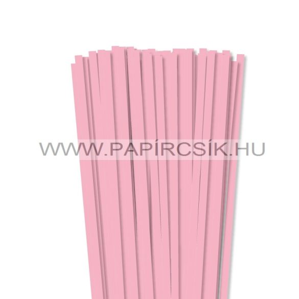 Rózsaszín, 7mm-es quilling papírcsík (80db, 49cm)
