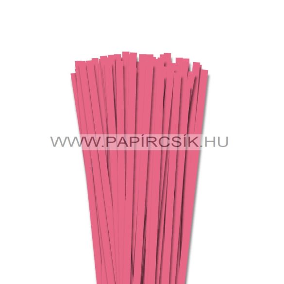 Közép rózsaszín, 7mm-es quilling papírcsík (80db, 49cm)