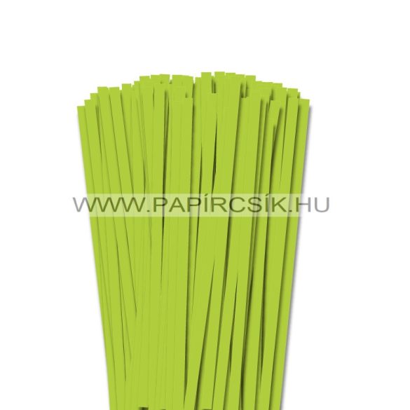 Tavaszi zöld, 7mm-es quilling papírcsík (80db, 49cm)
