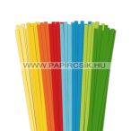   KIFUTÓ TERMÉK - 7mm, 49cm, 8x10db, quilling papírcsík kezdőcsomag VII.