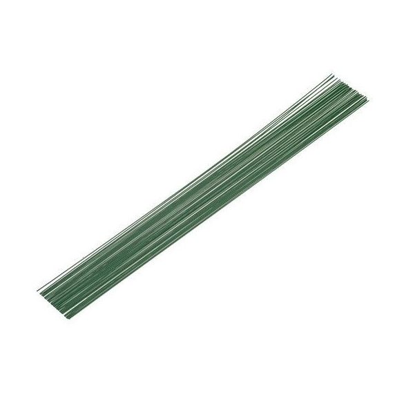 Merevítődrótszál zöld (0.9mm/35cm, 10db)