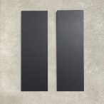   Dekorálható falikép alap, fekete (METÁL) színben (2 db,  11 cm x 32 cm) 