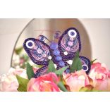 Pillangó - Quilling minta (210db csík 3 mintához, leírás, eszközök)