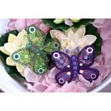 Pillangó - Quilling minta (210db csík 3 mintához, leírás, eszközök)