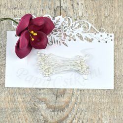 Virág Bibe (fehér, 3mm, 50db)